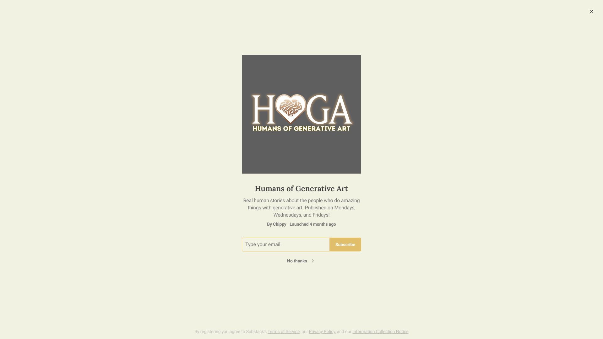 Humans of Generative Art网页截图,Humans of Generative Art网页快照