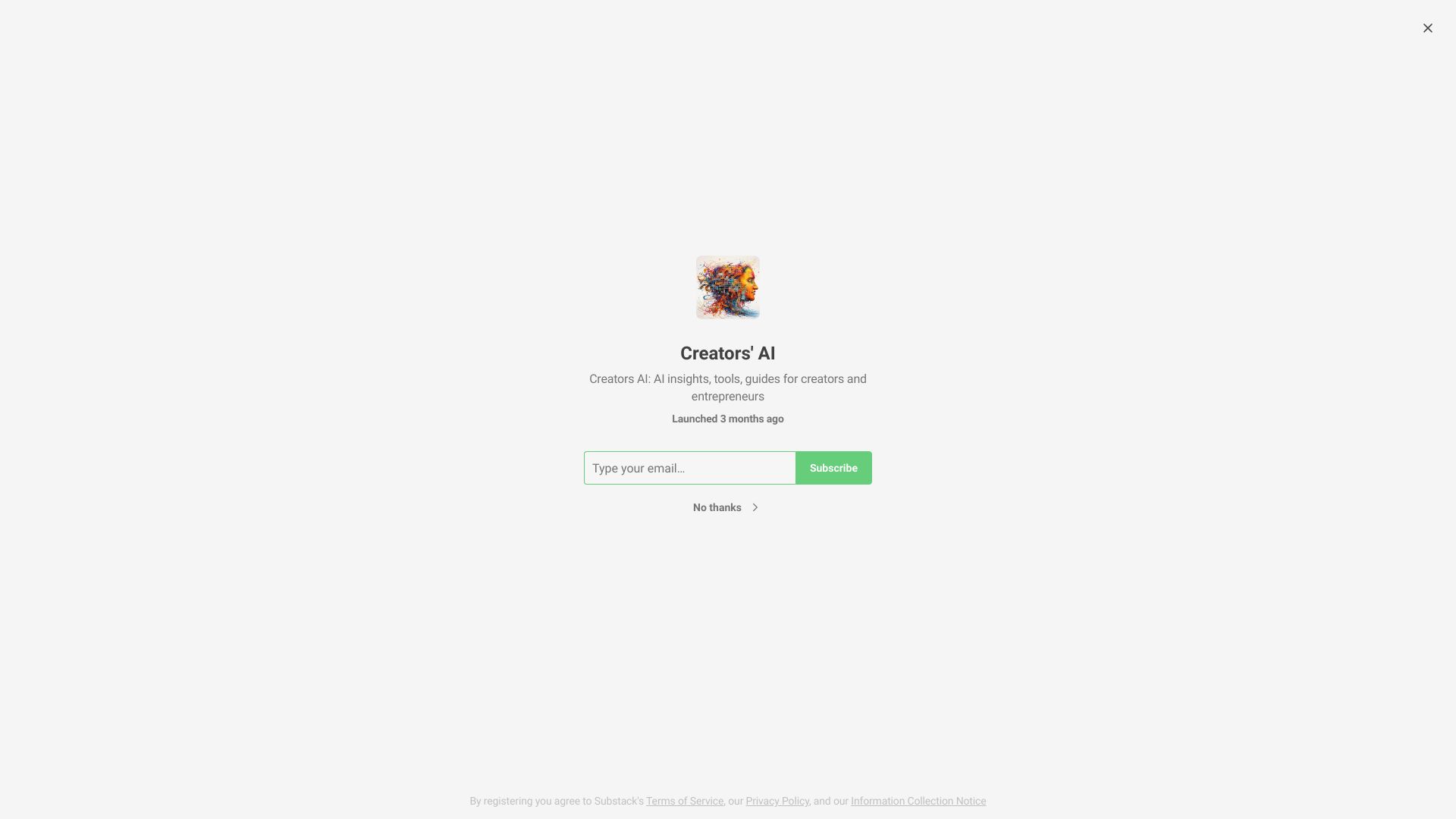 Creators AI网页截图,Creators AI网页快照