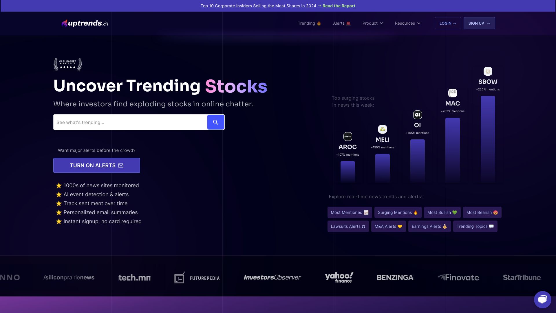 Uptrends ai网页截图,Uptrends ai网页快照