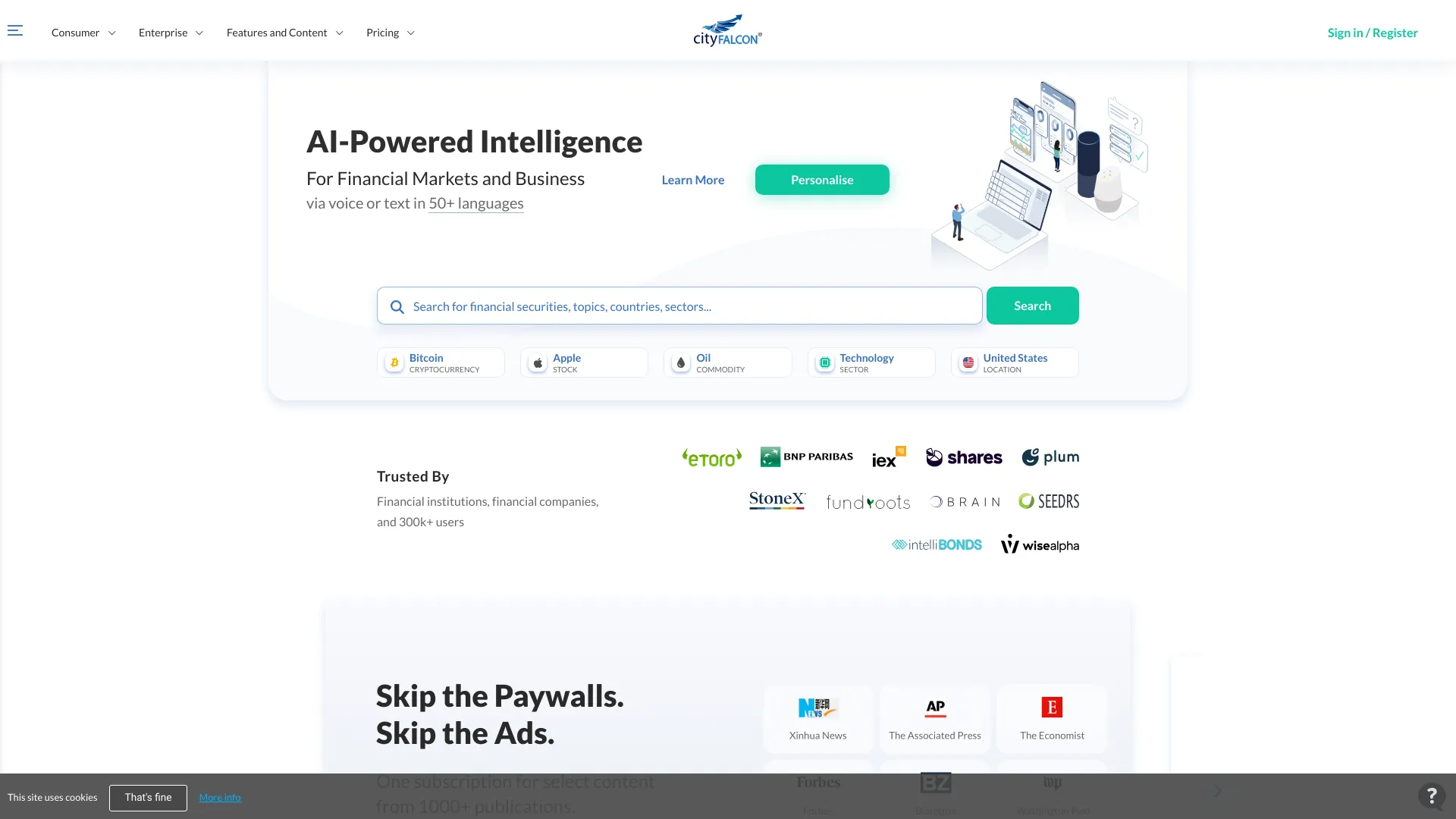 cityfalcon.ai网页截图,cityfalcon.ai网页快照