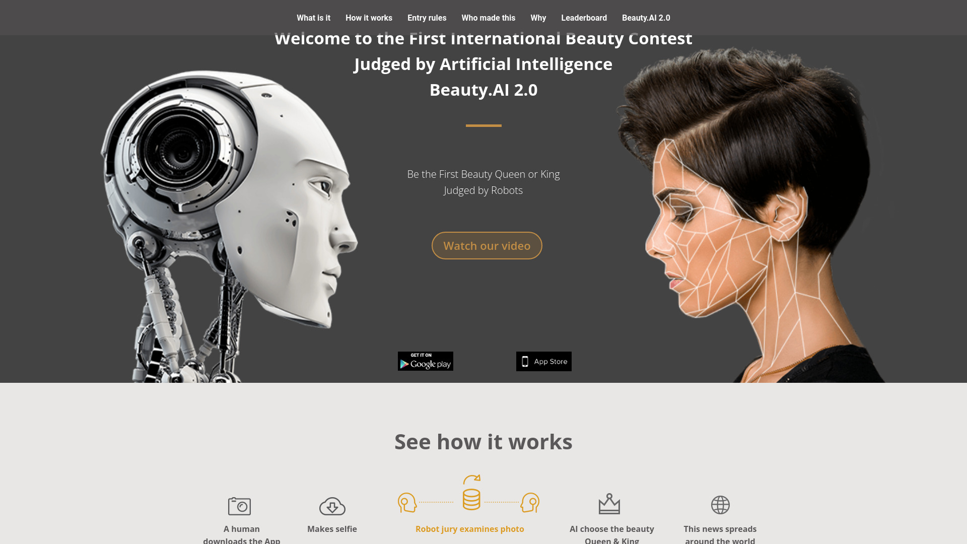beauty.ai网页截图,beauty.ai网页快照
