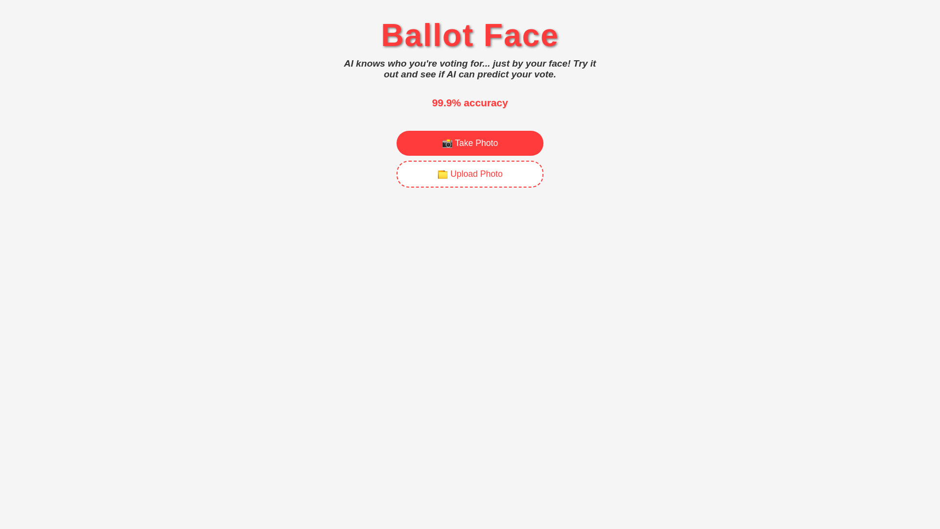 Ballot Face网页截图,Ballot Face网页快照