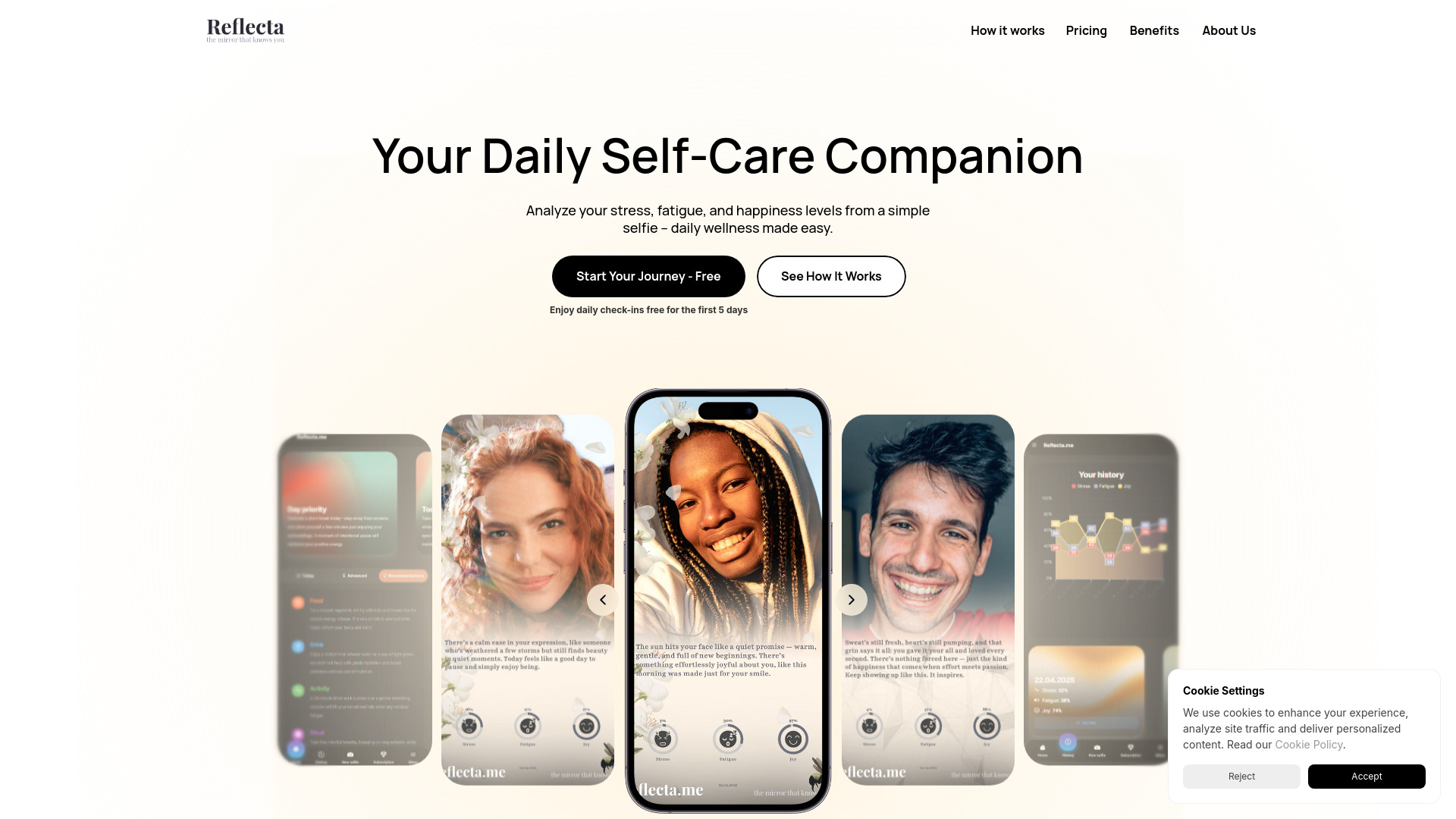 Reflecta.me网页截图,Reflecta.me网页快照