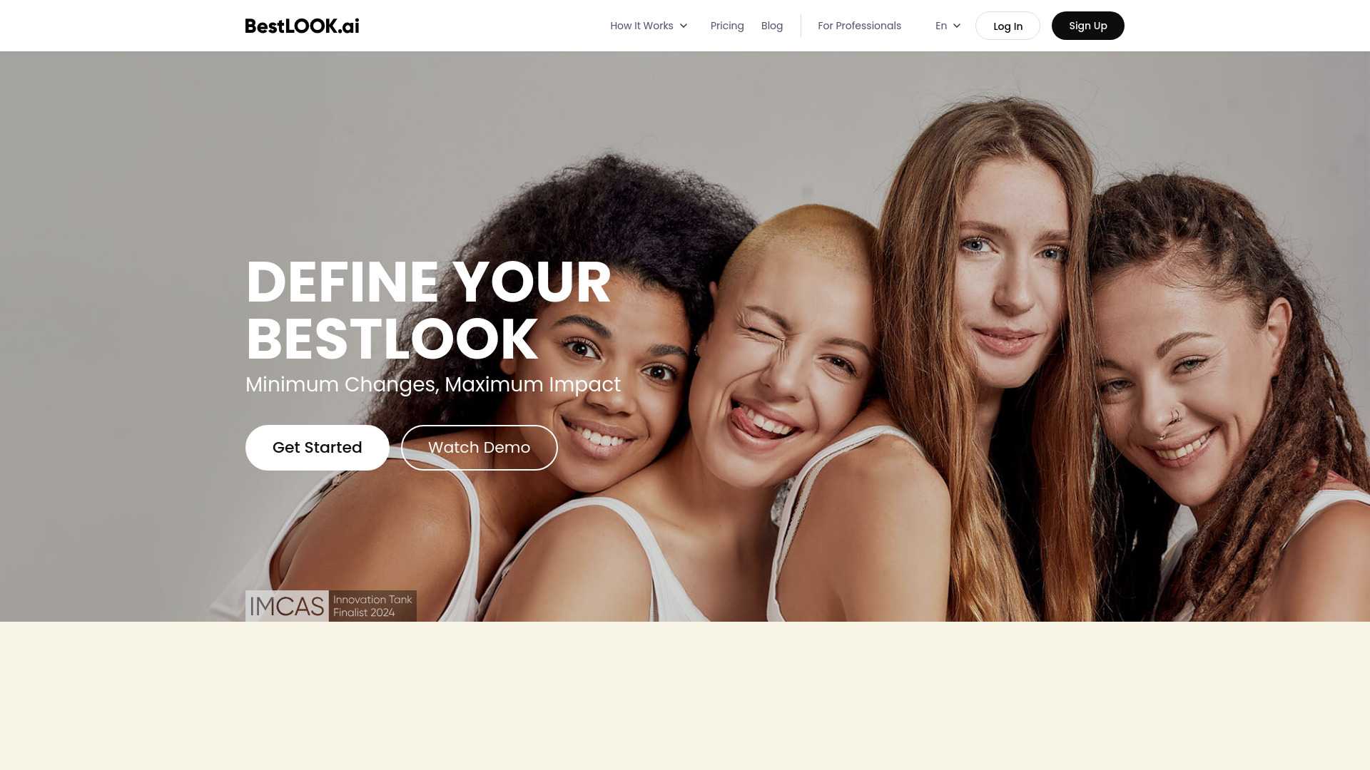 BestLOOK.ai网页截图,BestLOOK.ai网页快照