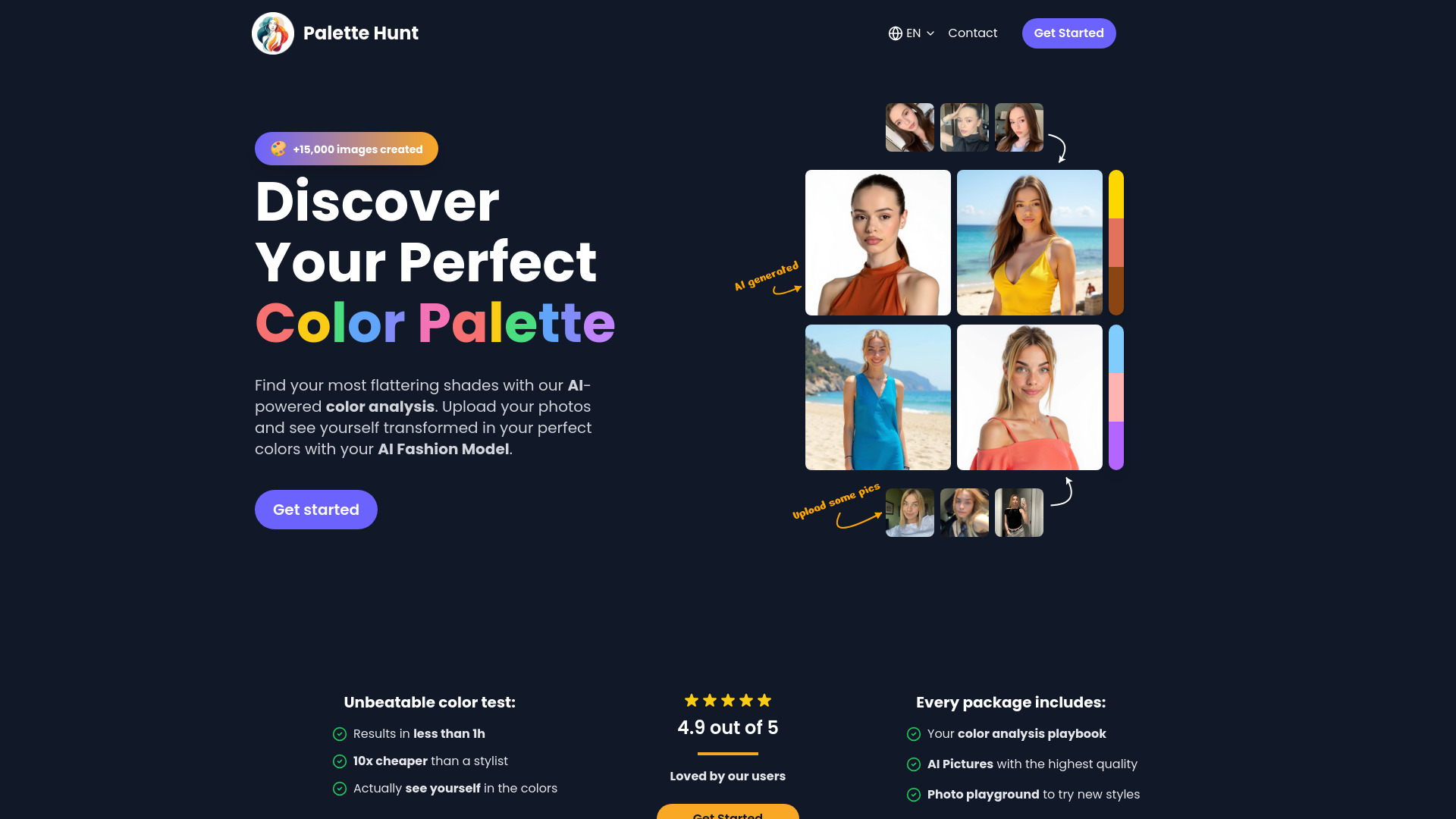 PaletteHunt网页截图,PaletteHunt网页快照