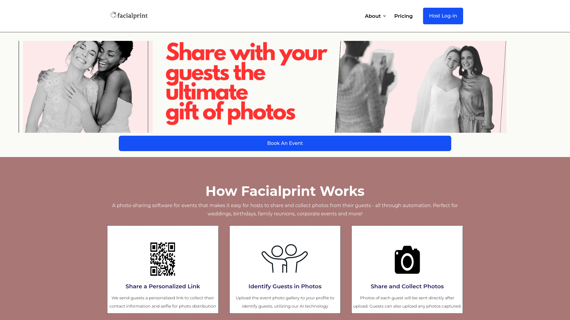 Facialprint网页截图,Facialprint网页快照