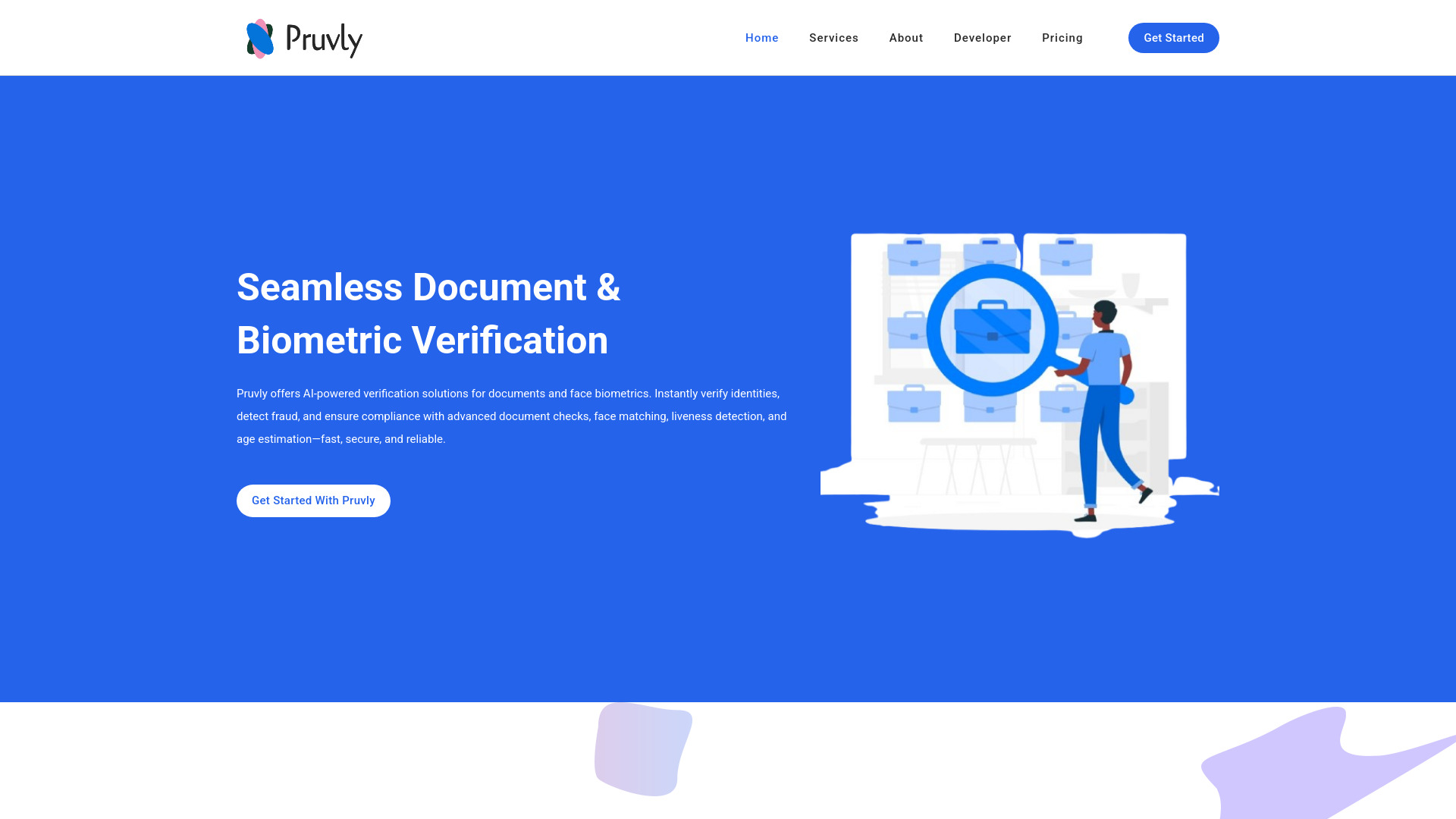 Pruvly AI网页截图,Pruvly AI网页快照