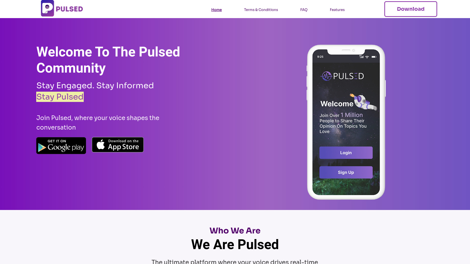 Pulsed网页截图,Pulsed网页快照