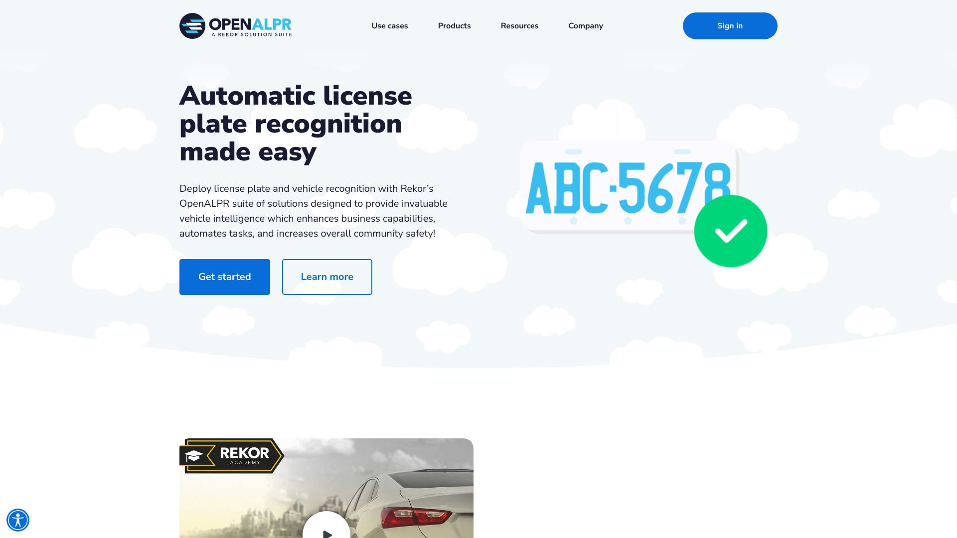 OpenALPR网页截图,OpenALPR网页快照