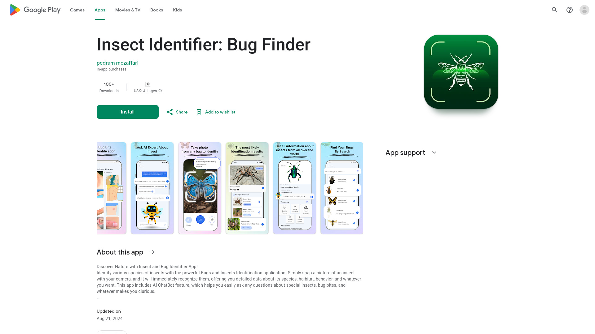 Insect Identifier: Bug Finder网页截图,Insect Identifier: Bug Finder网页快照