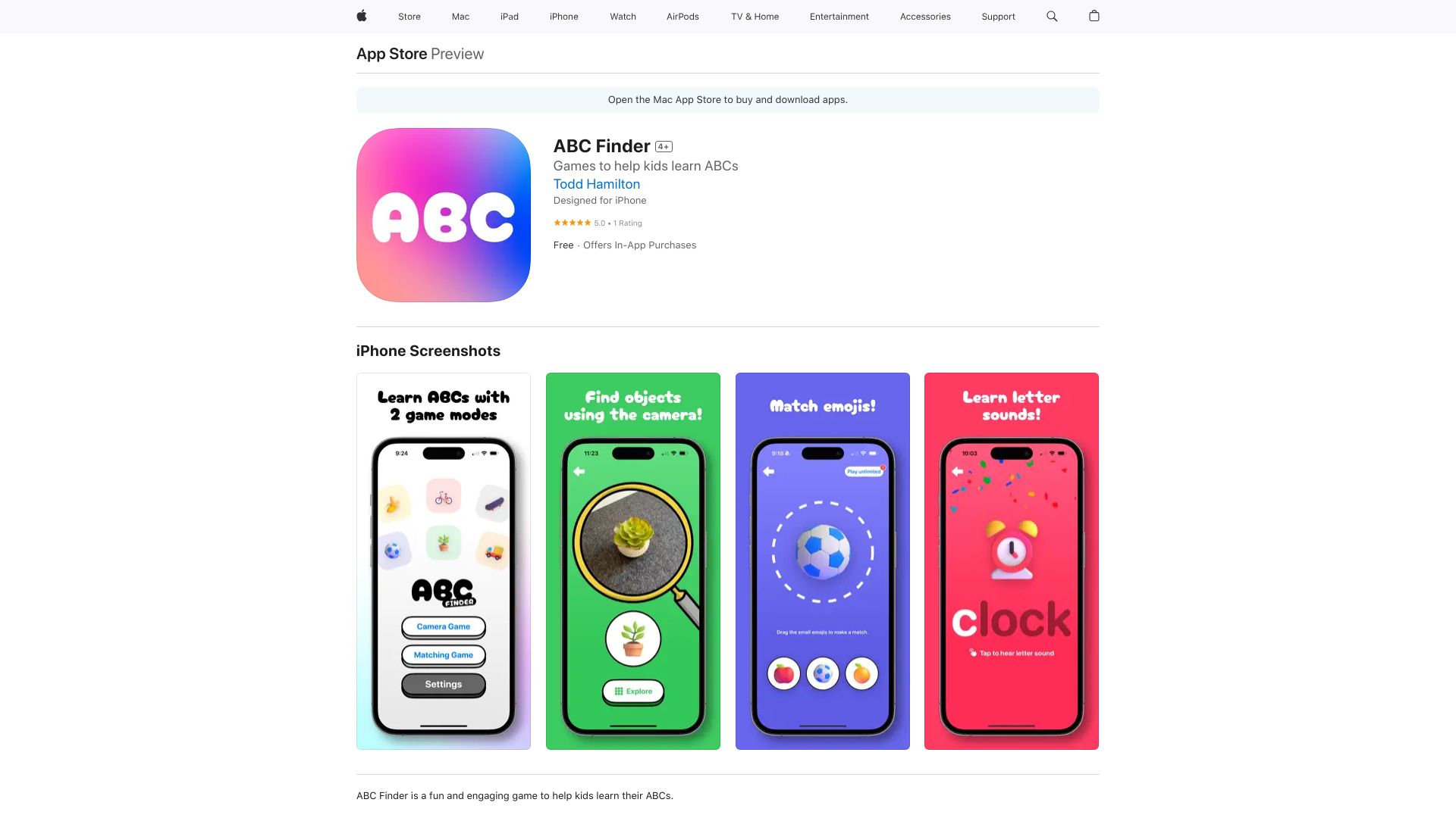 ABC Finder网页截图,ABC Finder网页快照