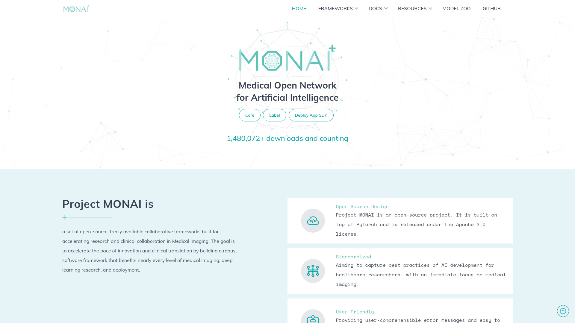 monai.io网页截图,monai.io网页快照