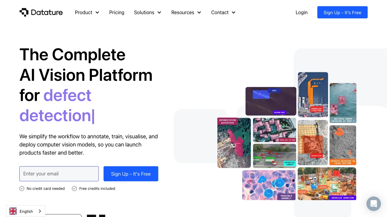 Datature网页截图,Datature网页快照