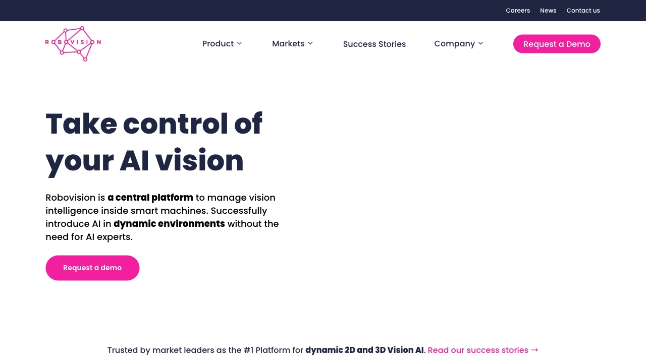 Robovision.ai网页截图,Robovision.ai网页快照