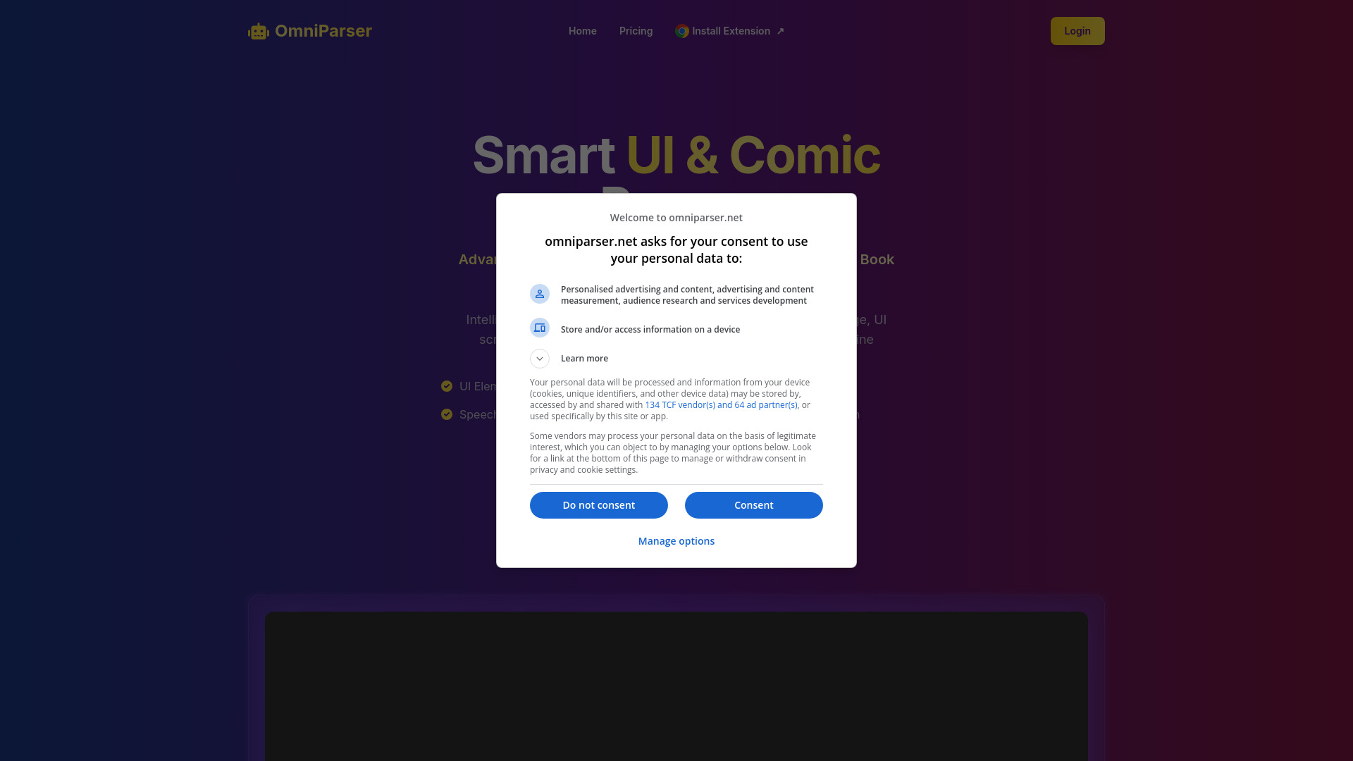 OmniParser网页截图,OmniParser网页快照