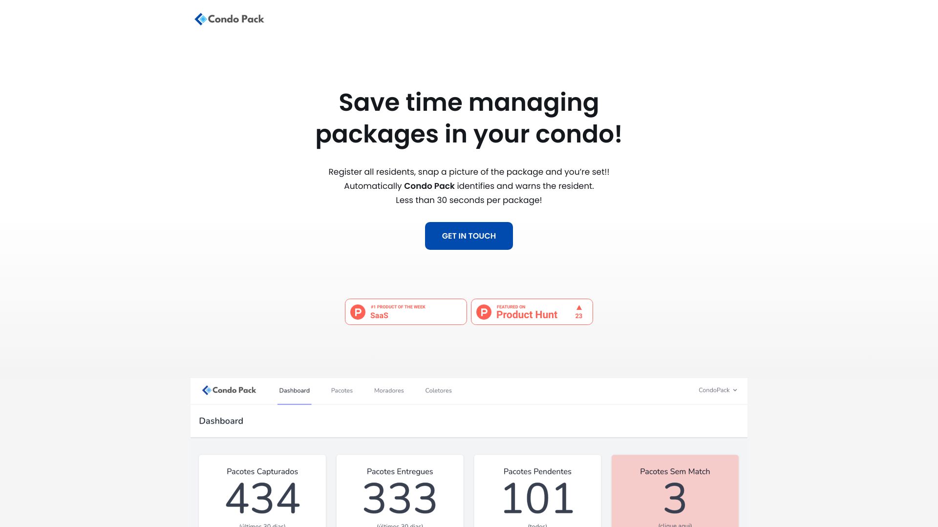 CondoPack网页截图,CondoPack网页快照
