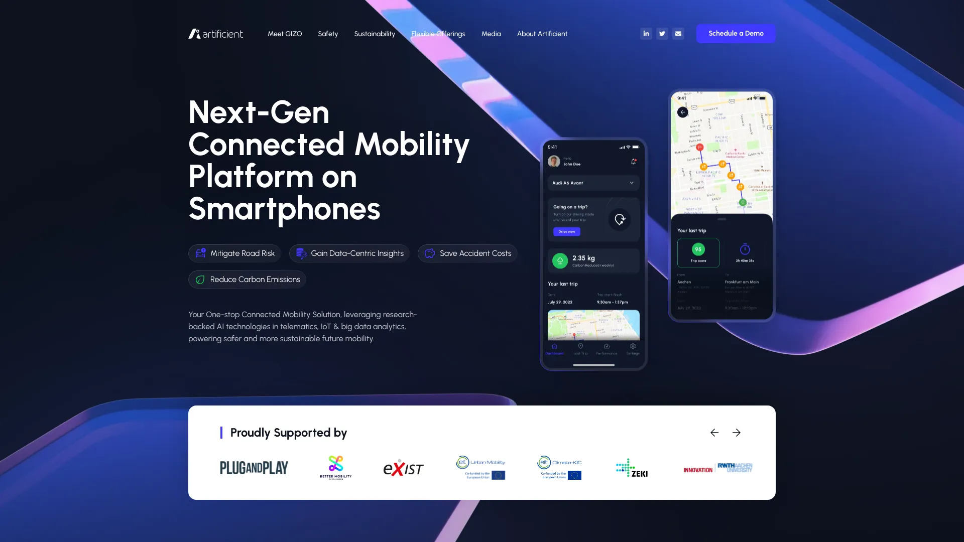 GIZO- Safe Driving Global Challenge网页截图,GIZO- Safe Driving Global Challenge网页快照