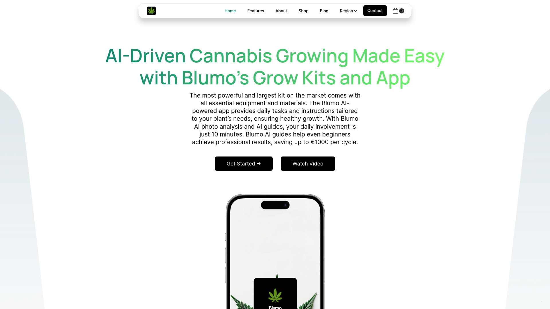 Blumo网页截图,Blumo网页快照