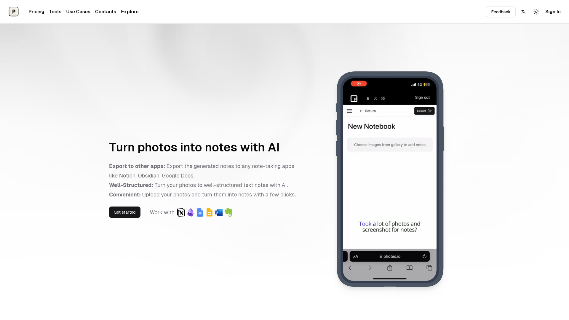 Photes.io网页截图,Photes.io网页快照