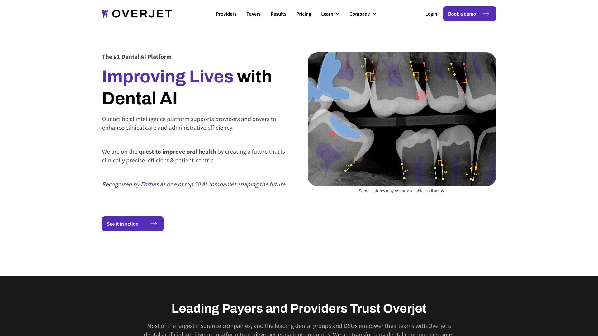Overjet AI网页截图,Overjet AI网页快照