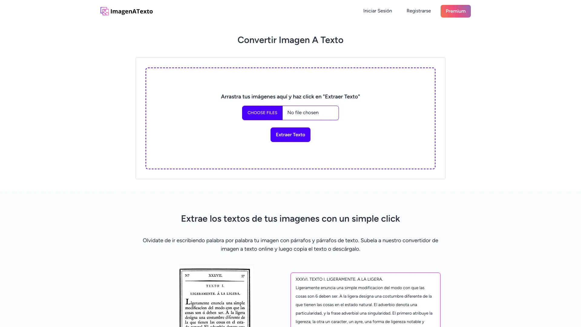 ImagenATexto网页截图,ImagenATexto网页快照