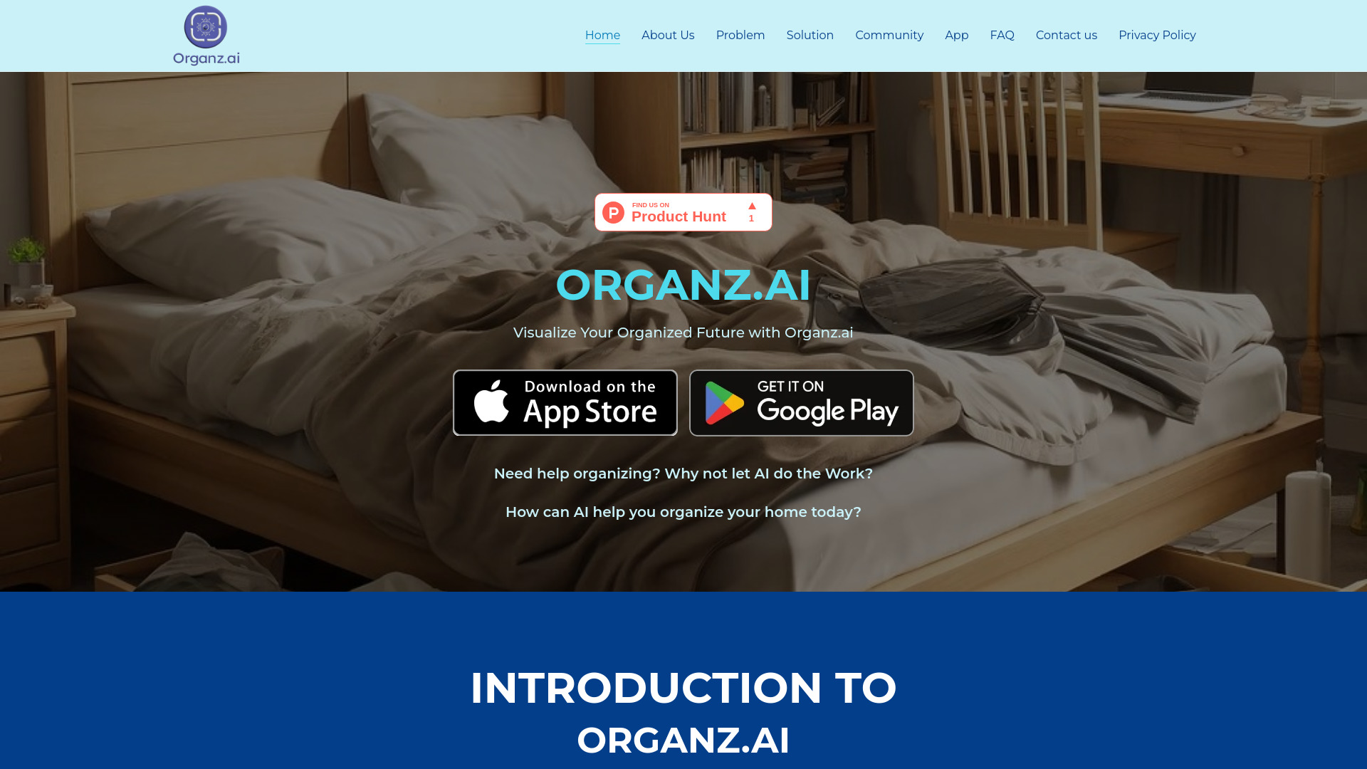 Organz AI网页截图,Organz AI网页快照