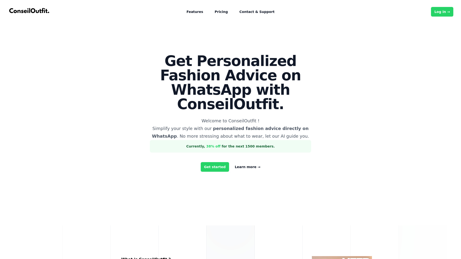 ConseilOutfit网页截图,ConseilOutfit网页快照