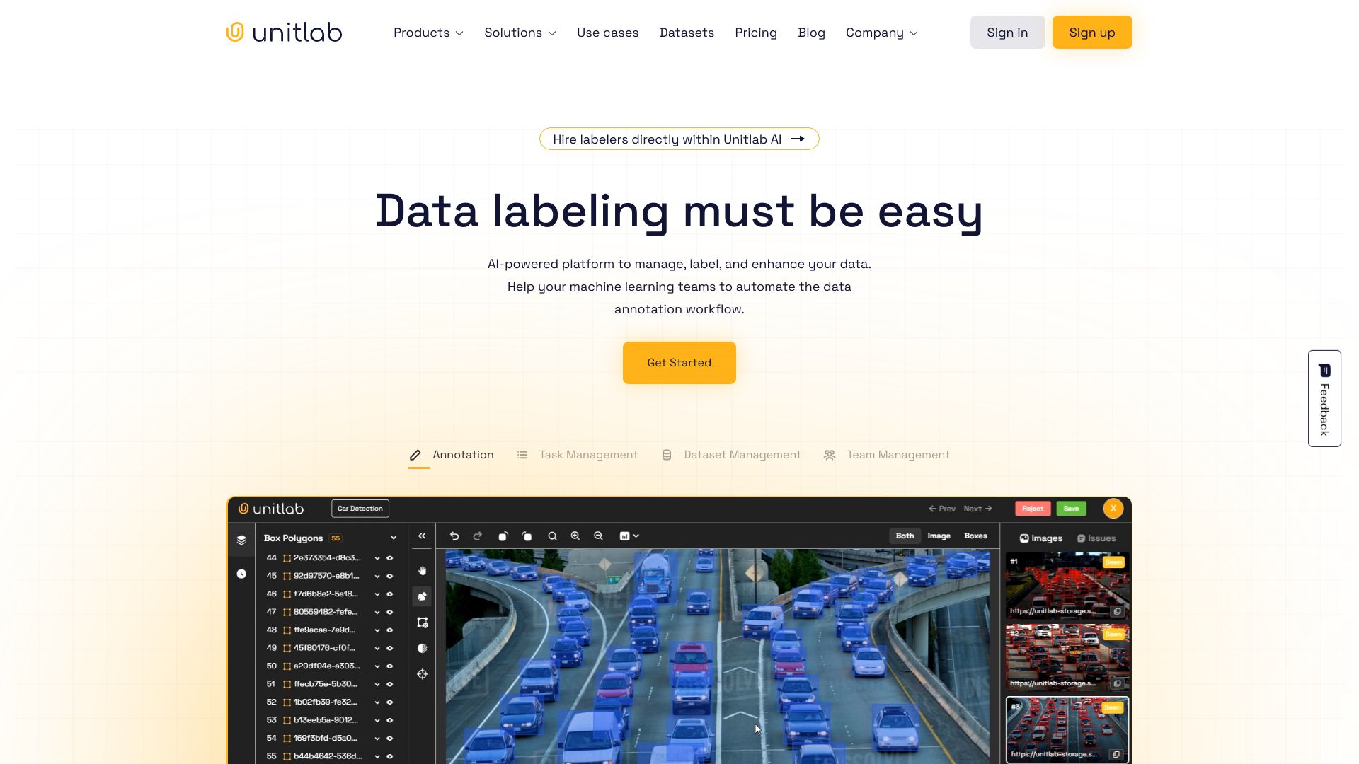 Unitlab AI网页截图,Unitlab AI网页快照