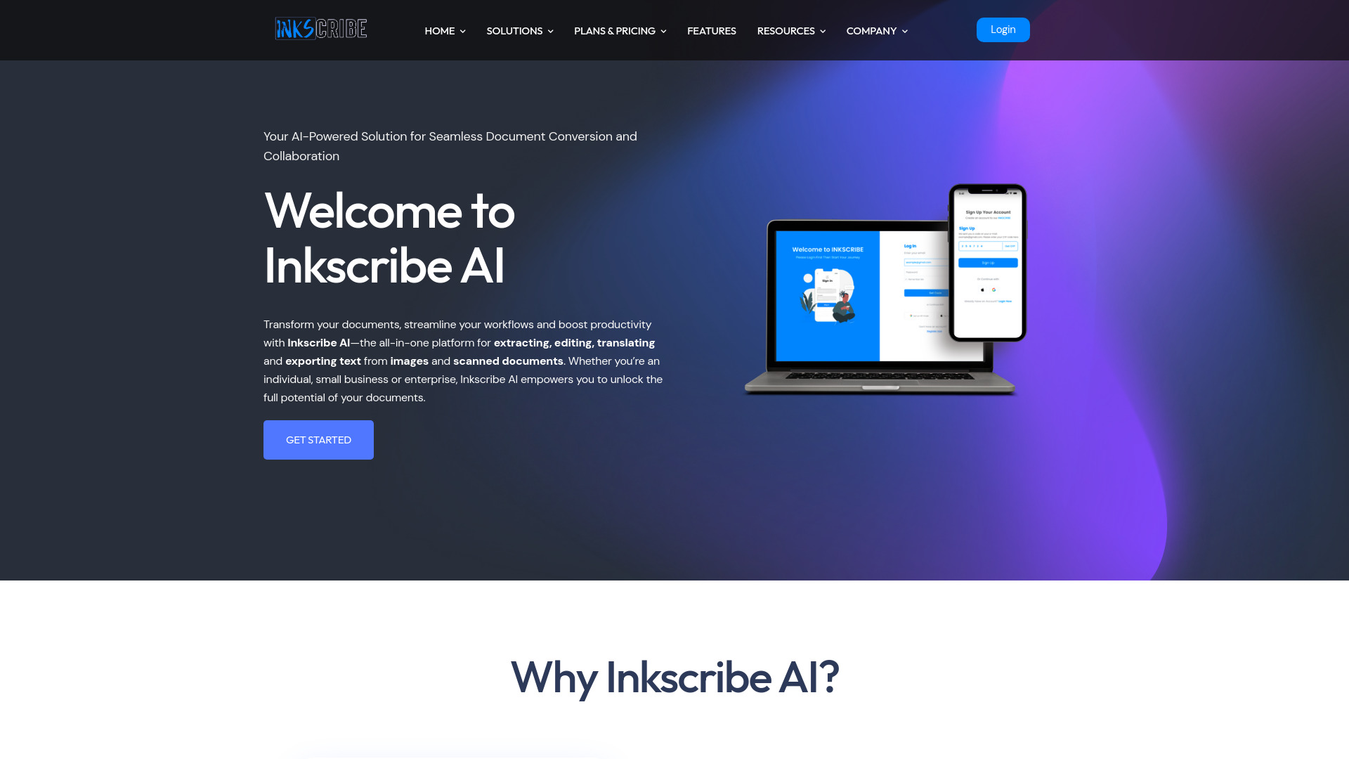 Inkscribe AI网页截图,Inkscribe AI网页快照