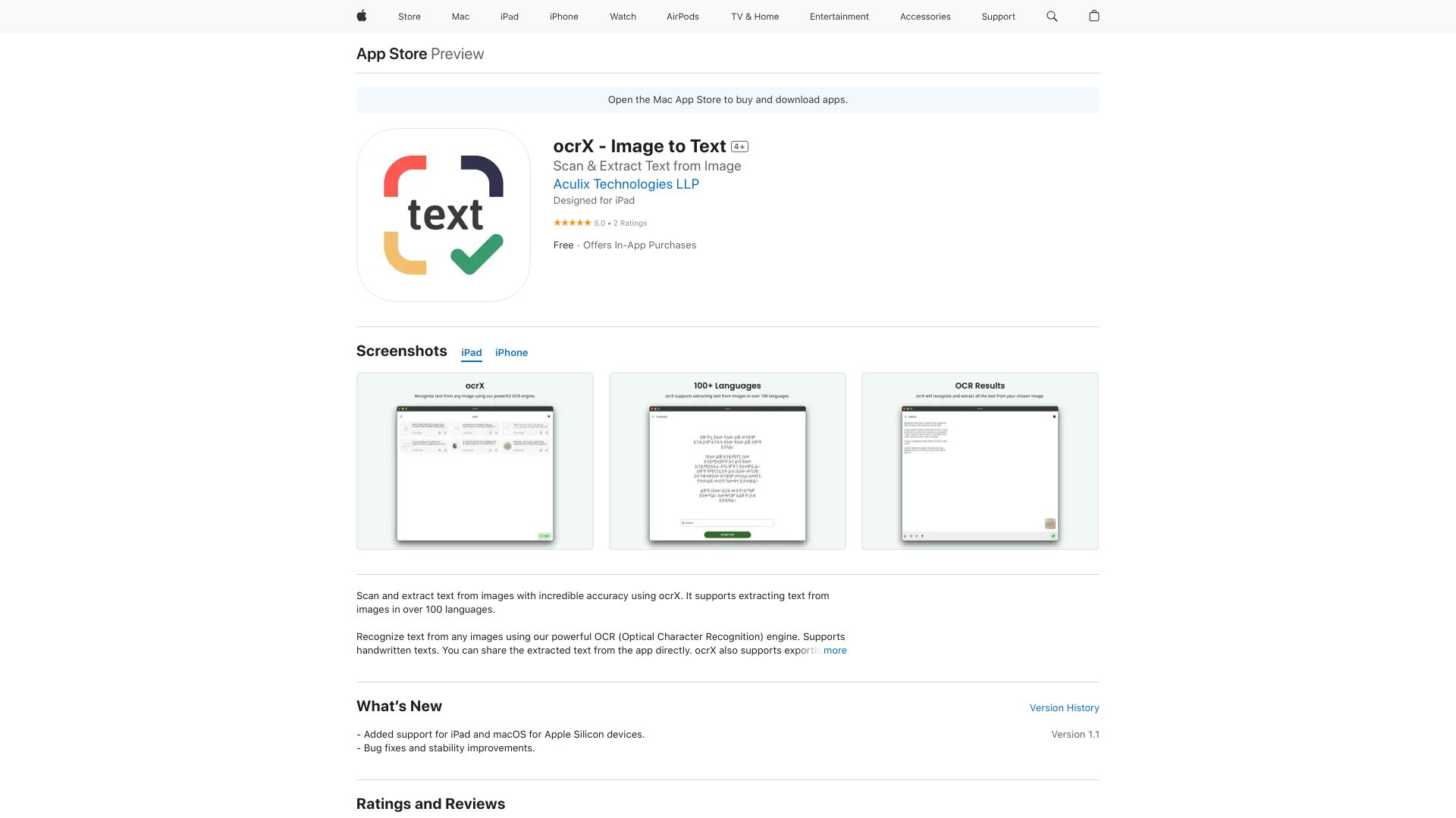 ocrX Image to Text网页截图,ocrX Image to Text网页快照