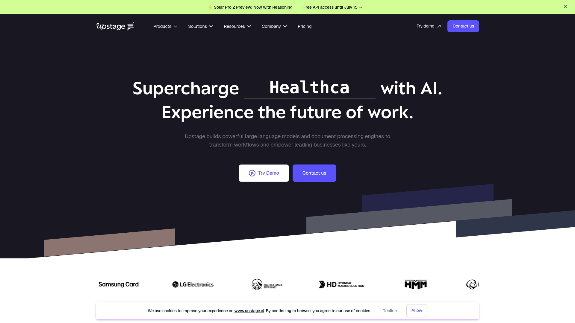 Upstage AI网页截图,Upstage AI网页快照