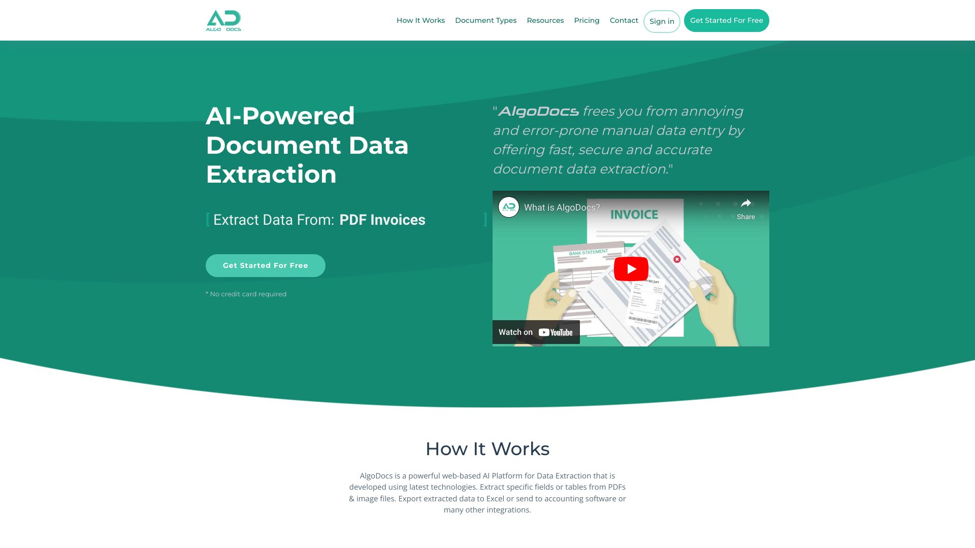 AlgoDocs网页截图,AlgoDocs网页快照