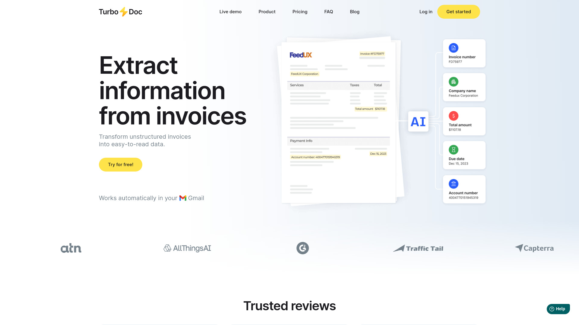 TurboDoc网页截图,TurboDoc网页快照