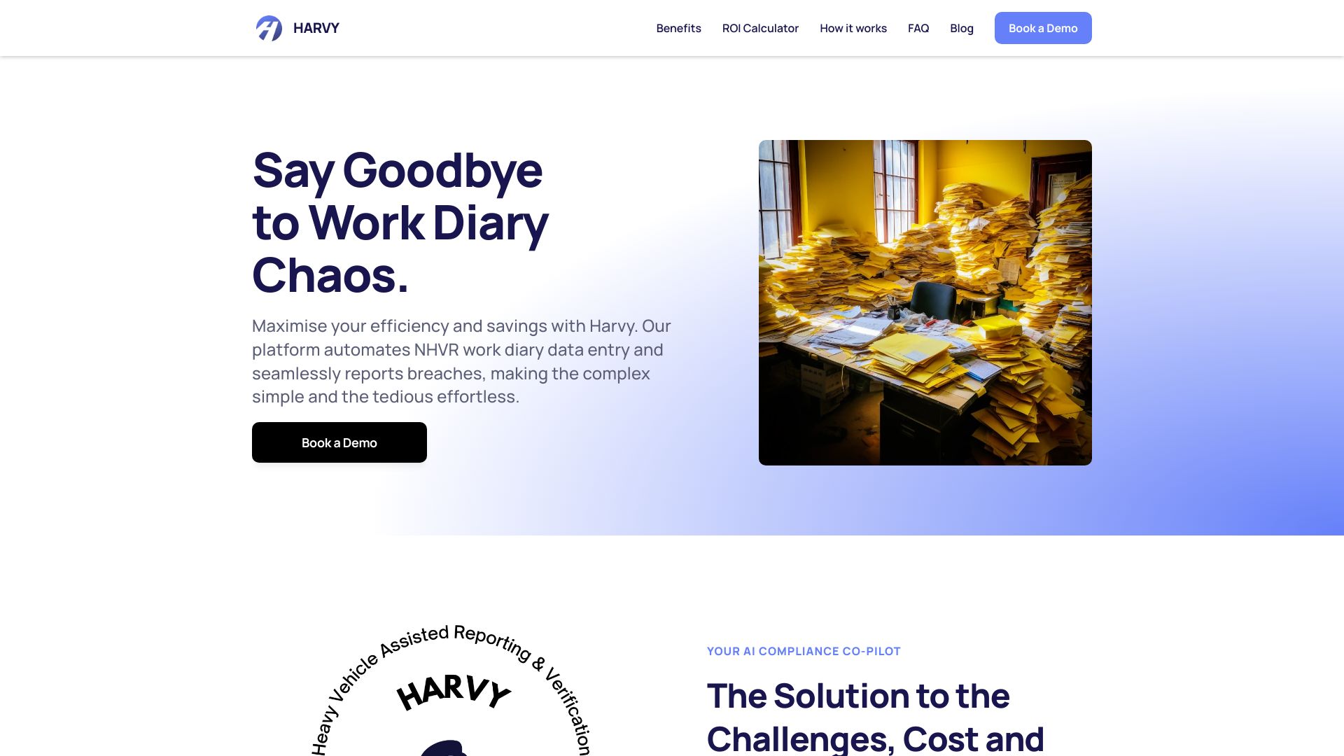 Harvy AI Compliance Co-Pilot网页截图,Harvy AI Compliance Co-Pilot网页快照