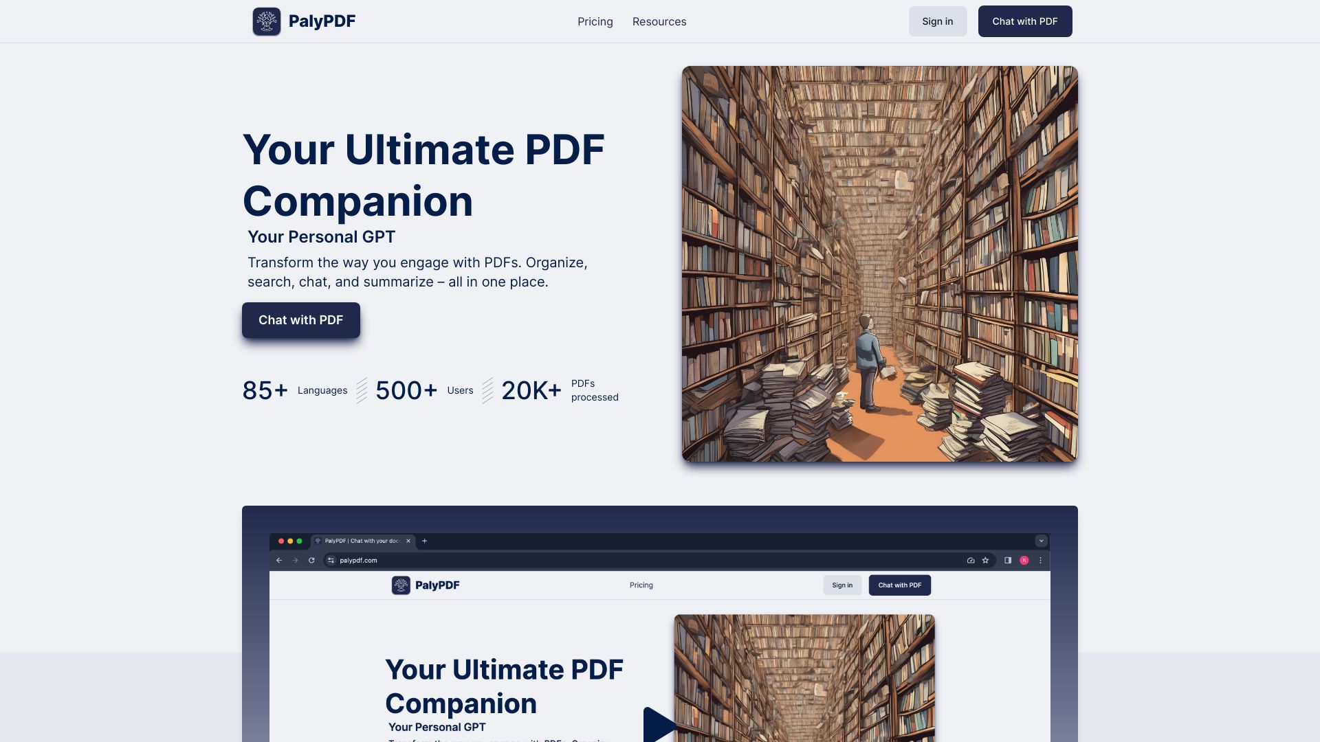 PalyPDF网页截图,PalyPDF网页快照