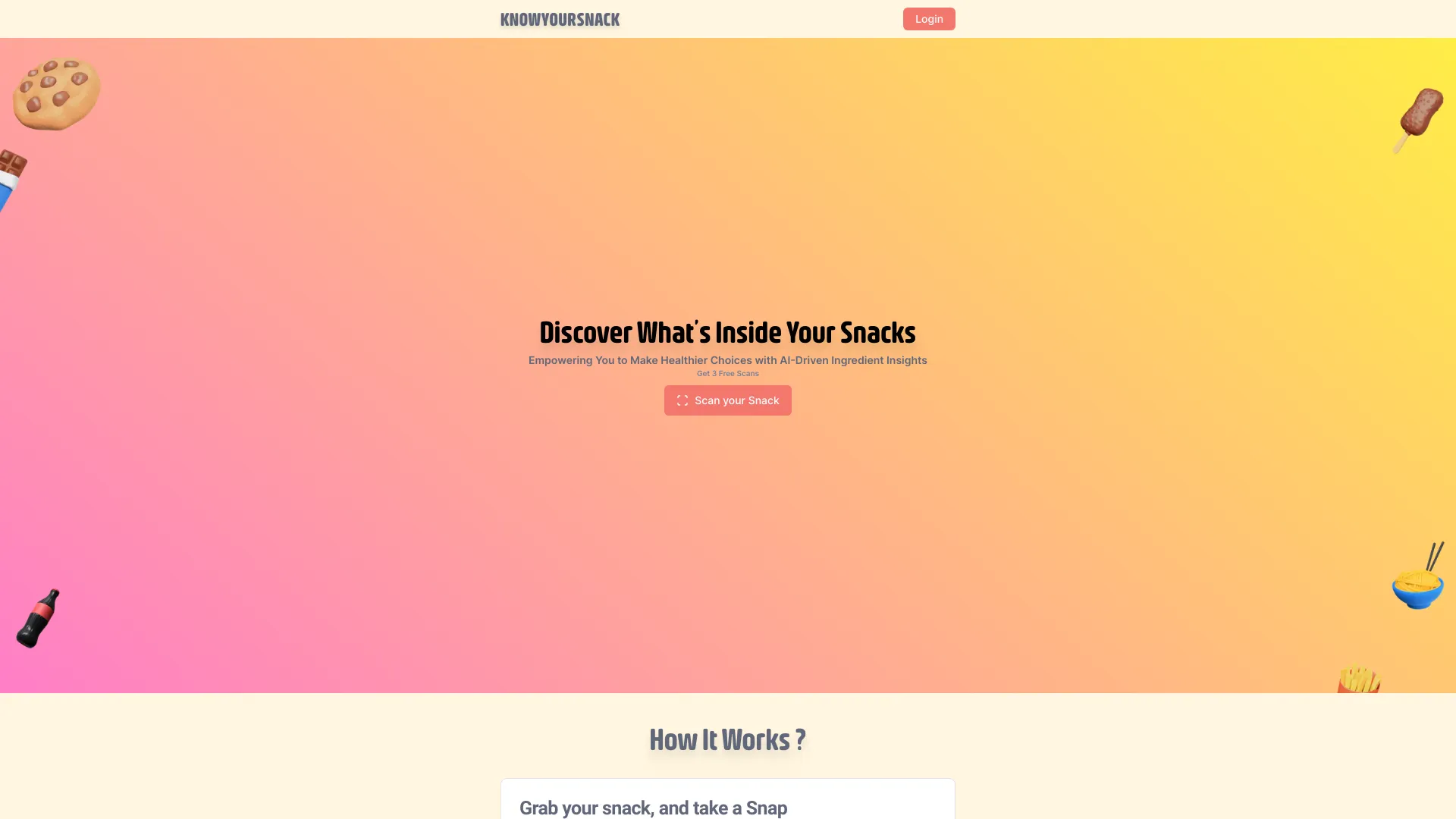 knowyoursnack网页截图,knowyoursnack网页快照