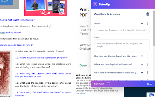 TutorUp – AI Homework & Exam Helper网页截图,TutorUp – AI Homework & Exam Helper网页快照