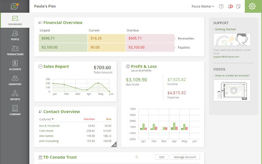Free Accounting Software by SlickPie网页截图,Free Accounting Software by SlickPie网页快照