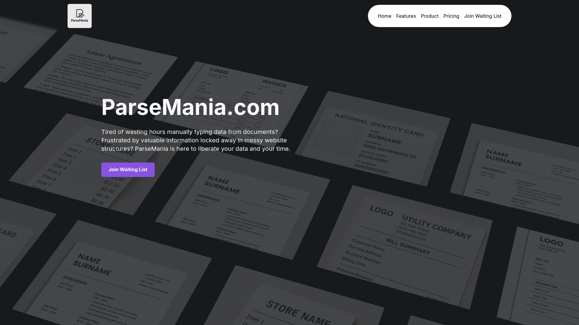 ParseMania.com网页截图,ParseMania.com网页快照