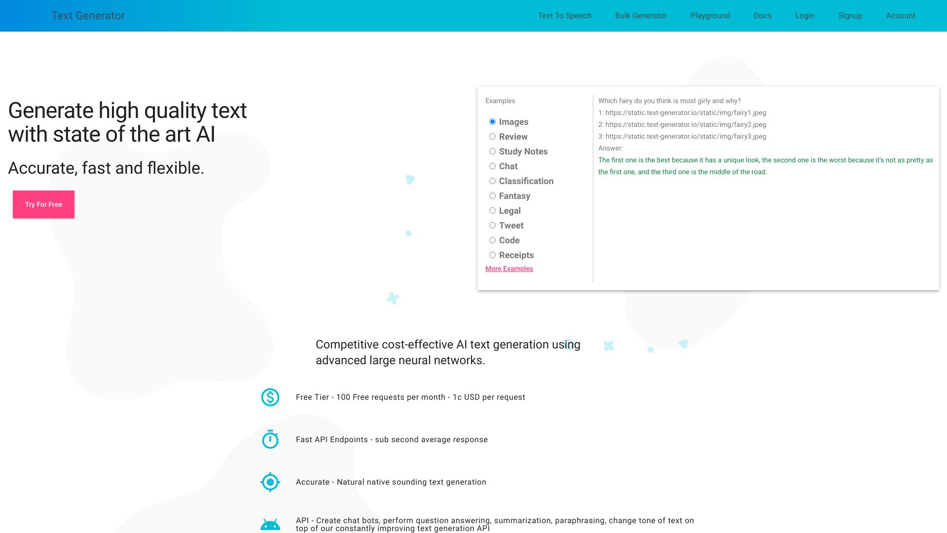 Text-Generator.io网页截图,Text-Generator.io网页快照