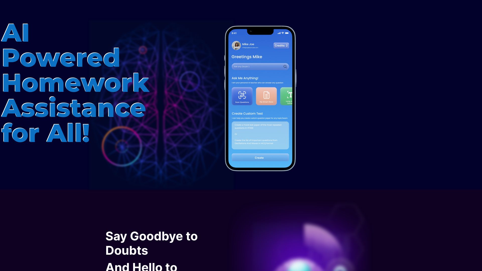 DoubtClear AI网页截图,DoubtClear AI网页快照