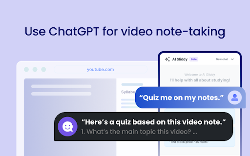 Slid: Smarter Video Note-taking with ChatGPT网页截图,Slid: Smarter Video Note-taking with ChatGPT网页快照