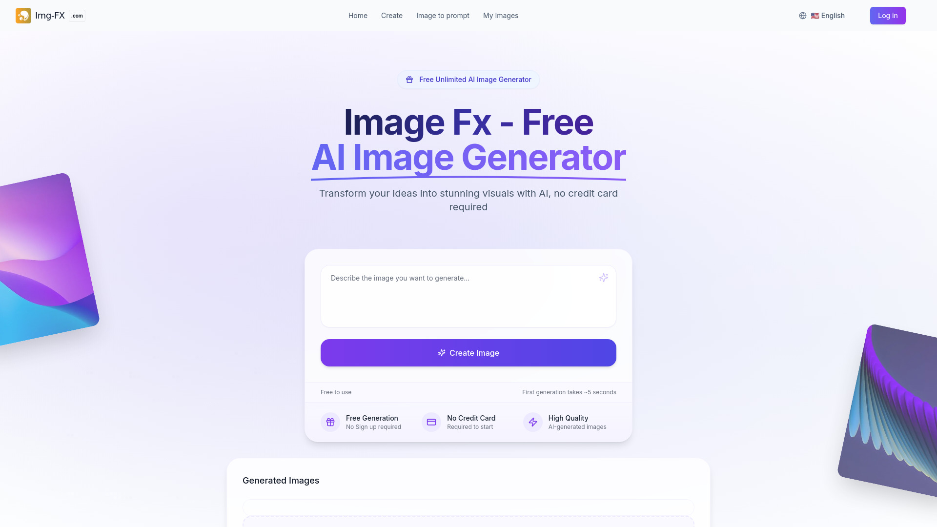 Image Fx – Free AI Image Generator网页截图,Image Fx – Free AI Image Generator网页快照