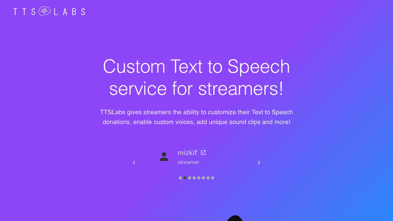 TTSLabs网页截图,TTSLabs网页快照