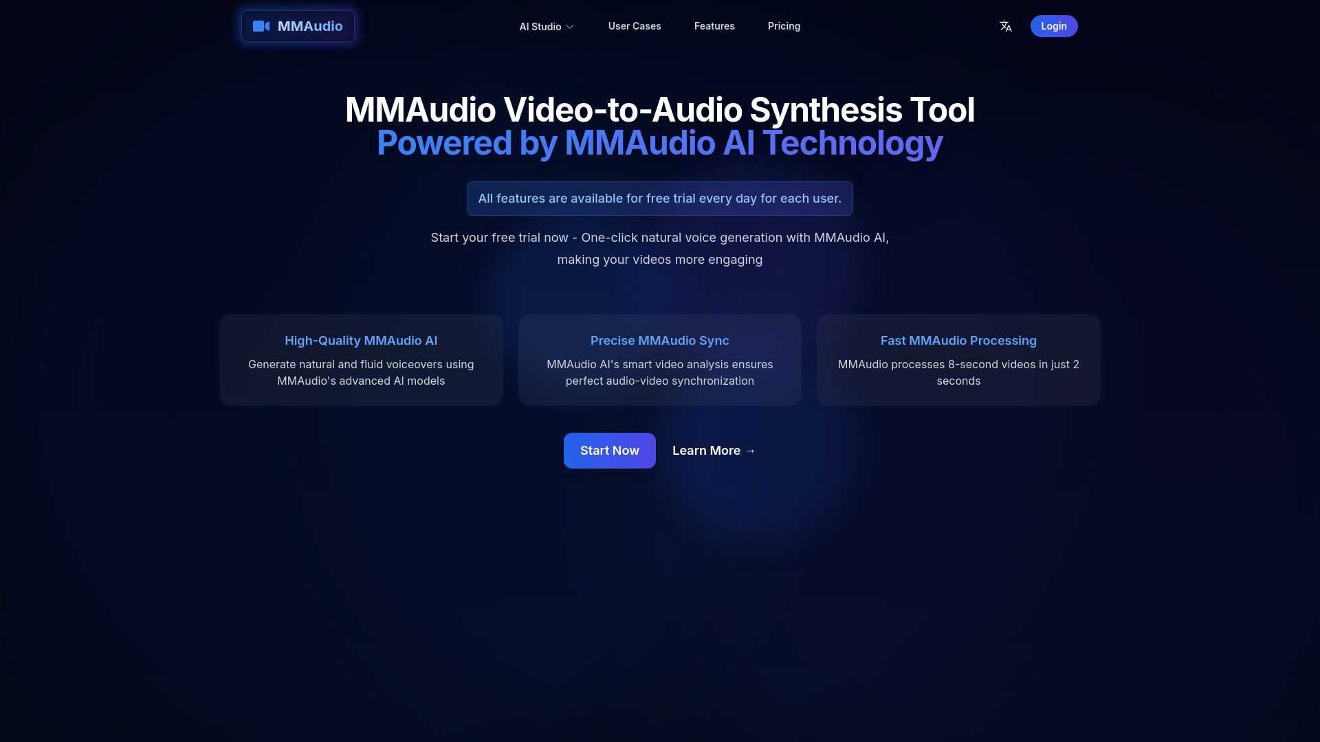 MMAudio pro网页截图,MMAudio pro网页快照