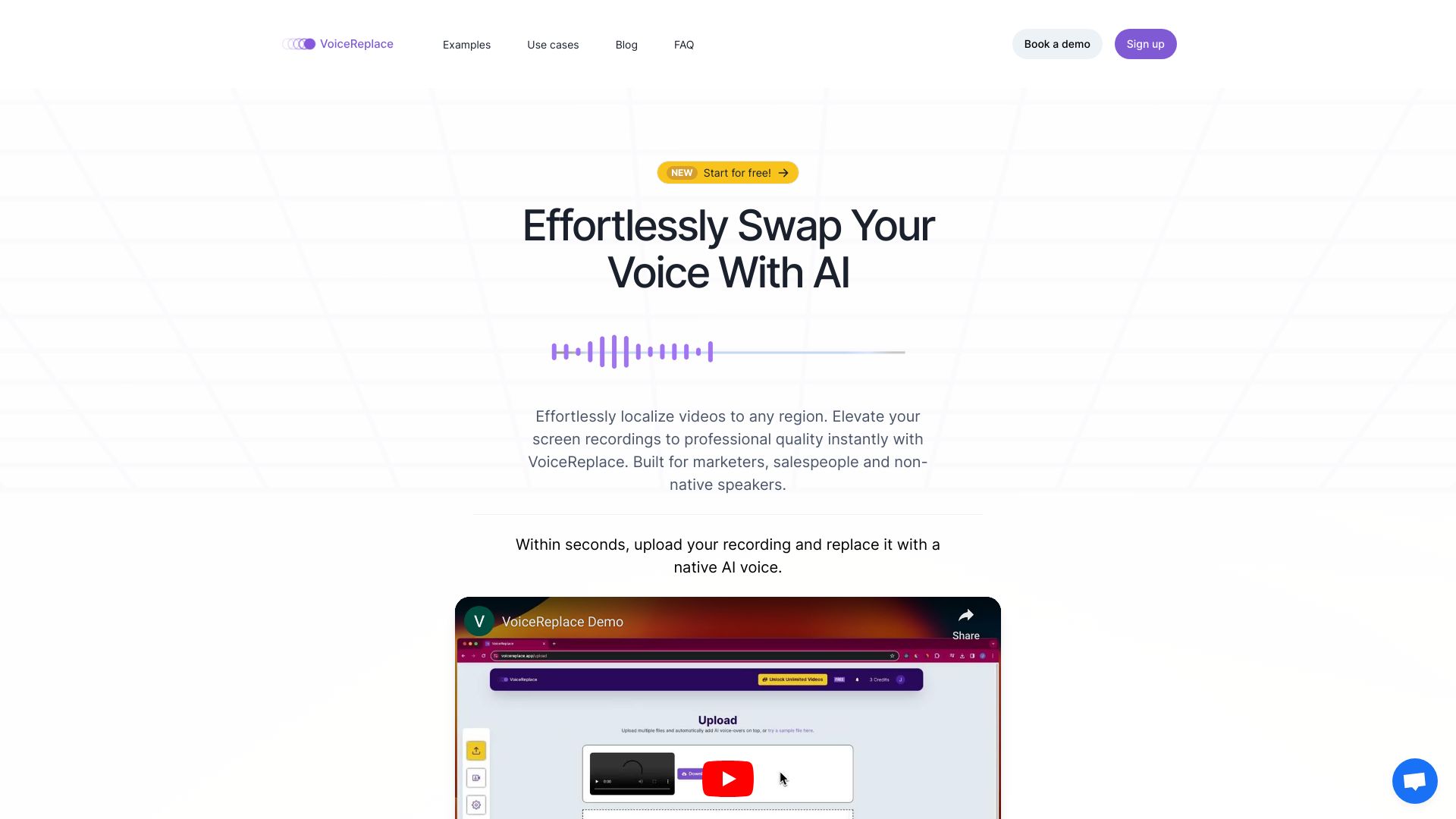 VoiceReplace网页截图,VoiceReplace网页快照