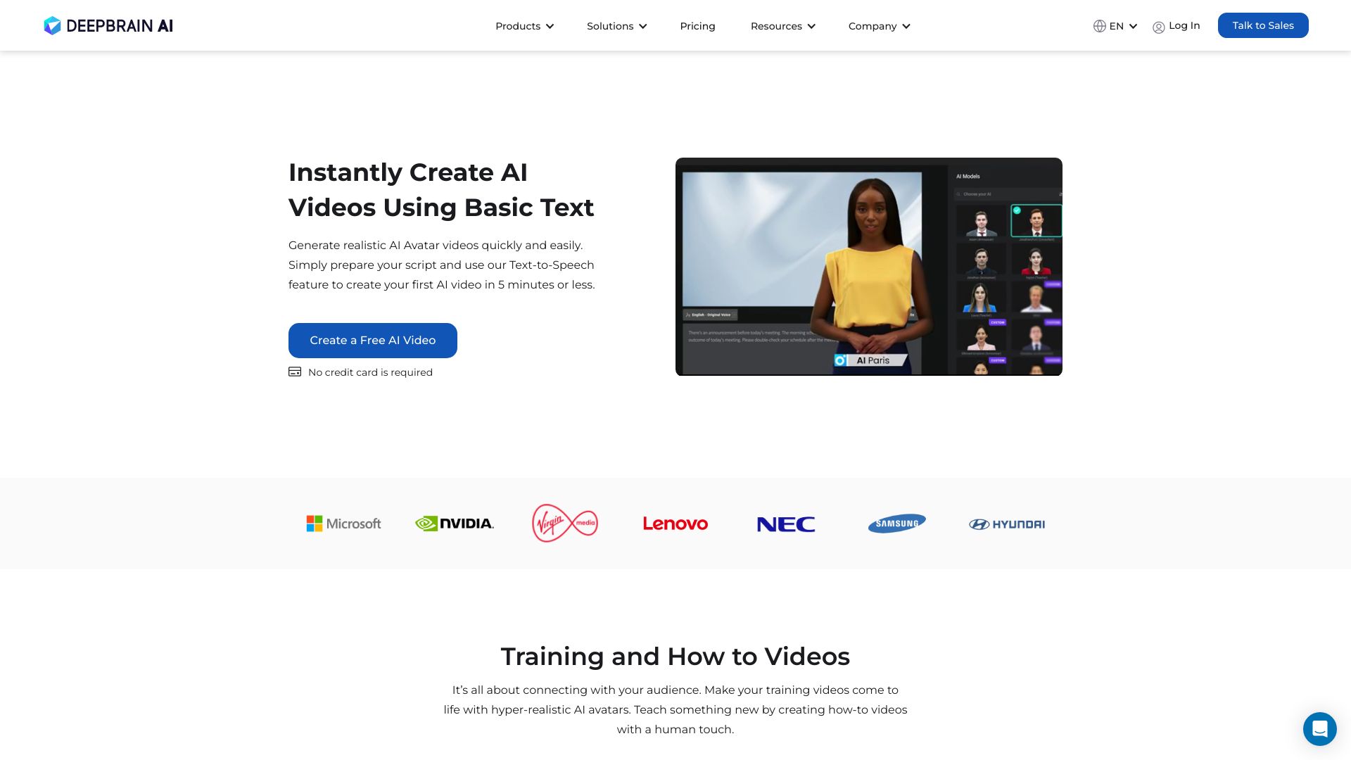 DeepBrain AIs AI Kiosk网页截图,DeepBrain AIs AI Kiosk网页快照