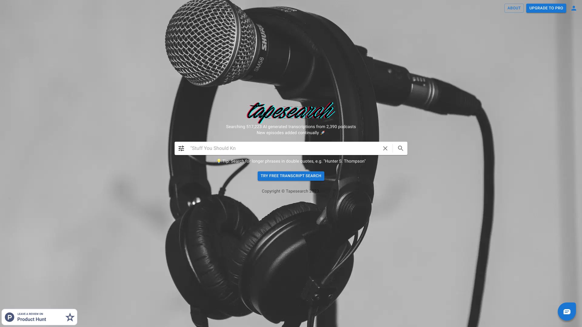 Tapesearch网页截图,Tapesearch网页快照