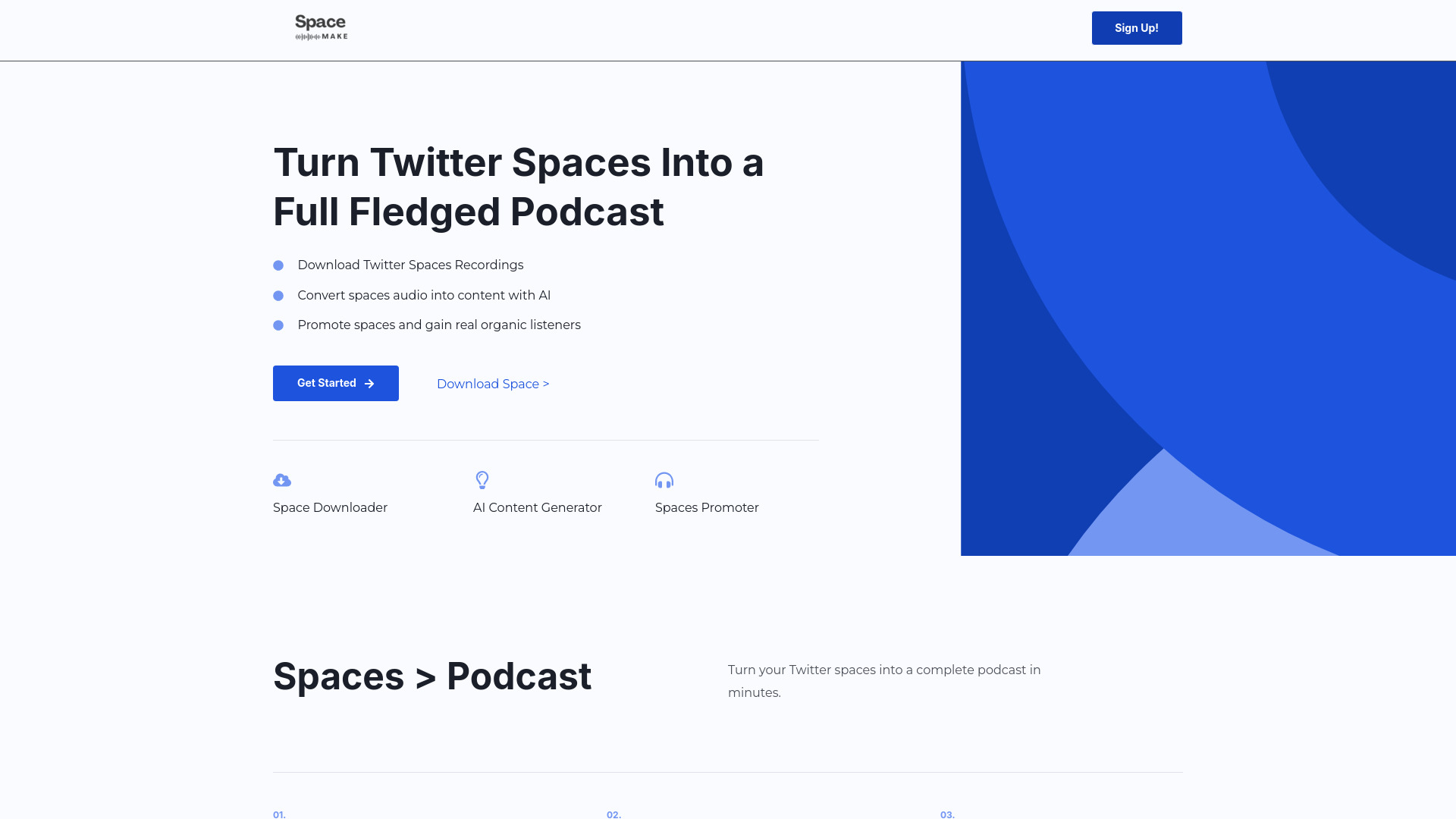 Space Make网页截图,Space Make网页快照
