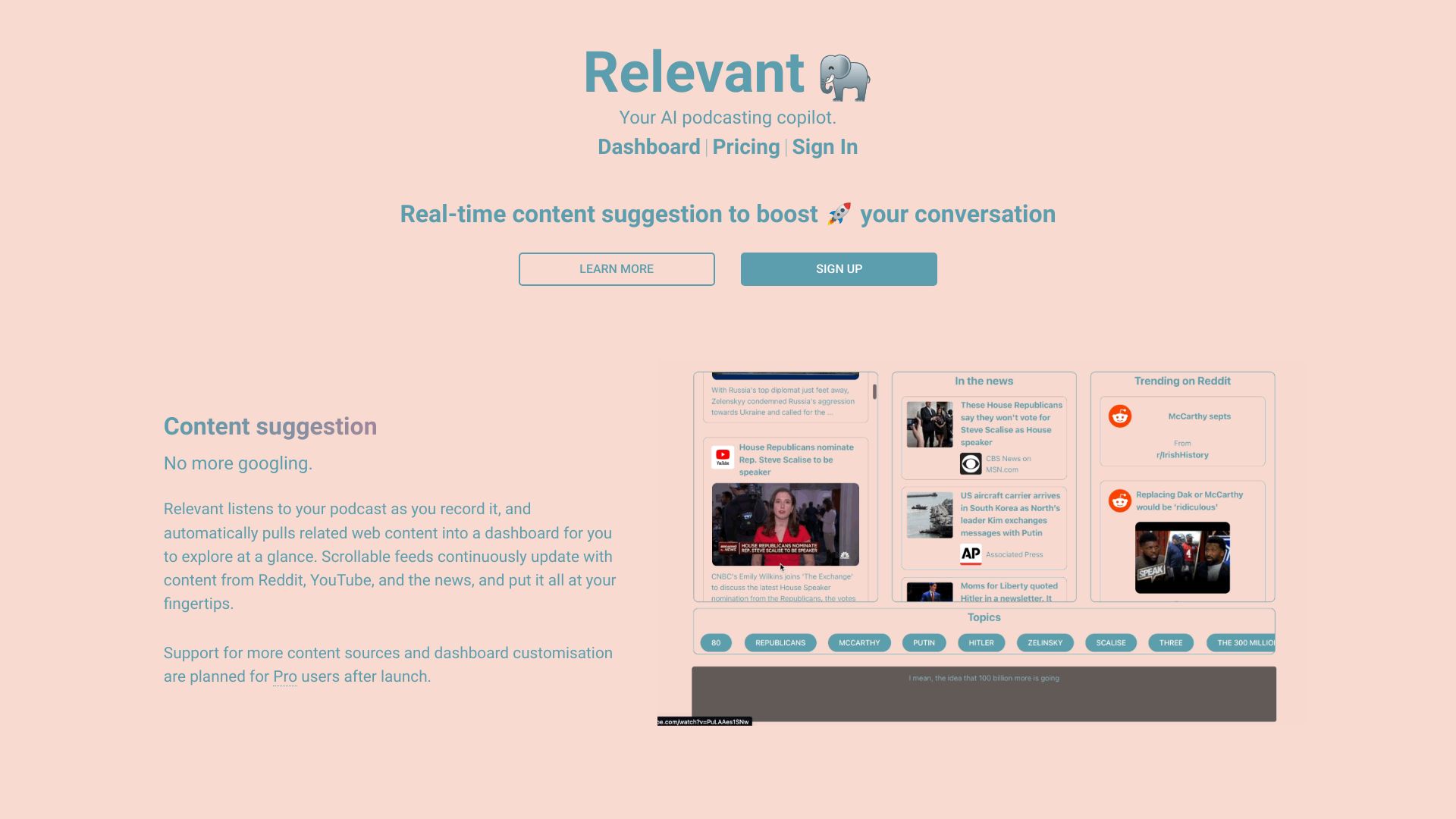 Relevant网页截图,Relevant网页快照